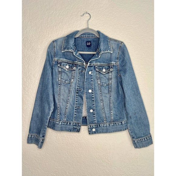 GAP Jackets & Blazers - GAP Blue Denim Jacket Women’s Size Small GUC Y2K 1969 Jean Jacket